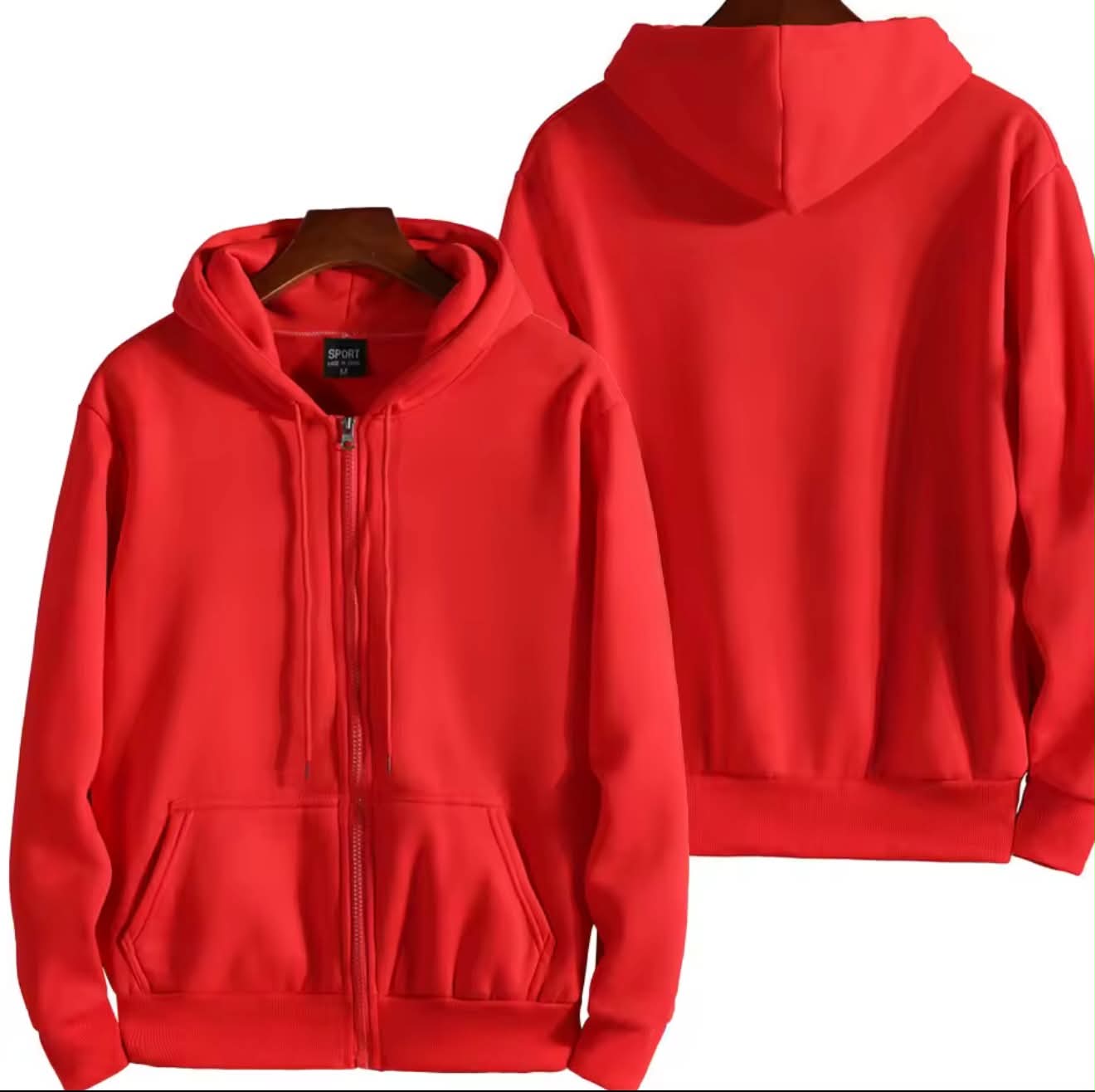 Unisex Essential Zip-Up Hoodie