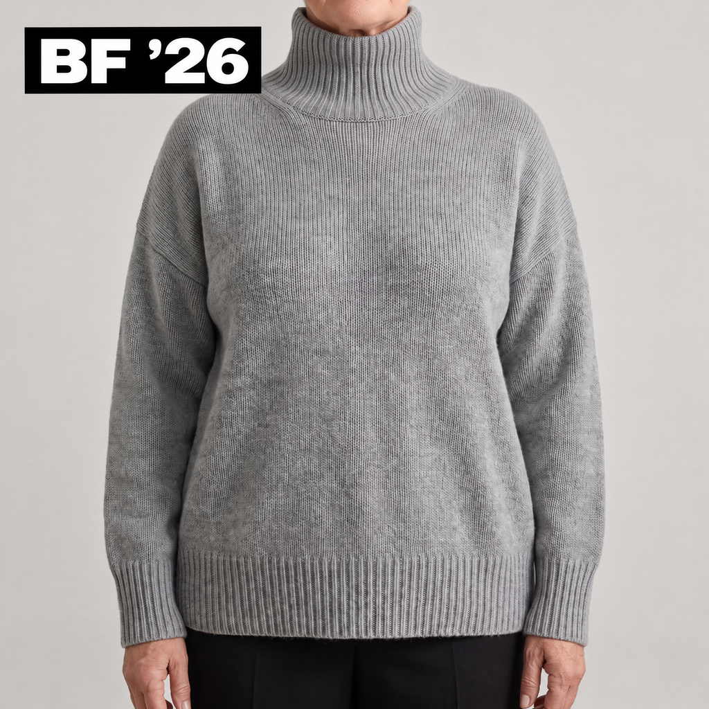 ISABELLA CASHMERE HIGH-NECK SWEATER