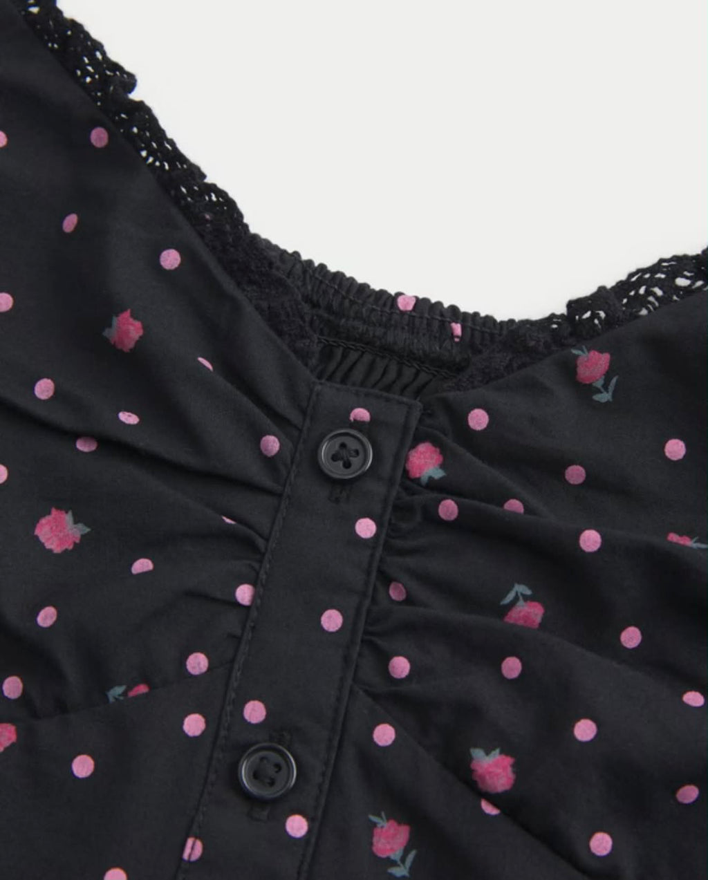 Vestido camisero abotonado de manga japonesa