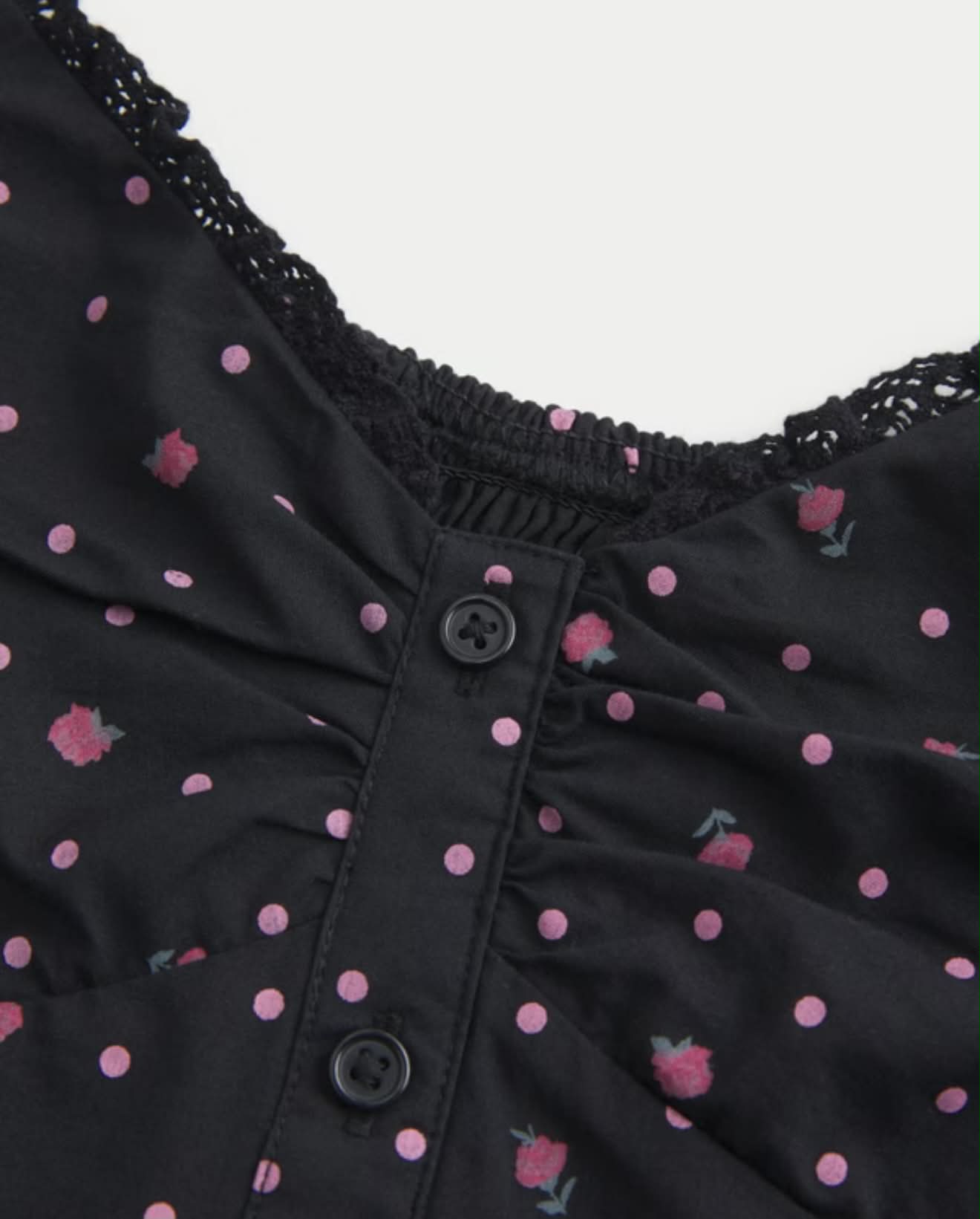 Vestido camisero abotonado de manga japonesa
