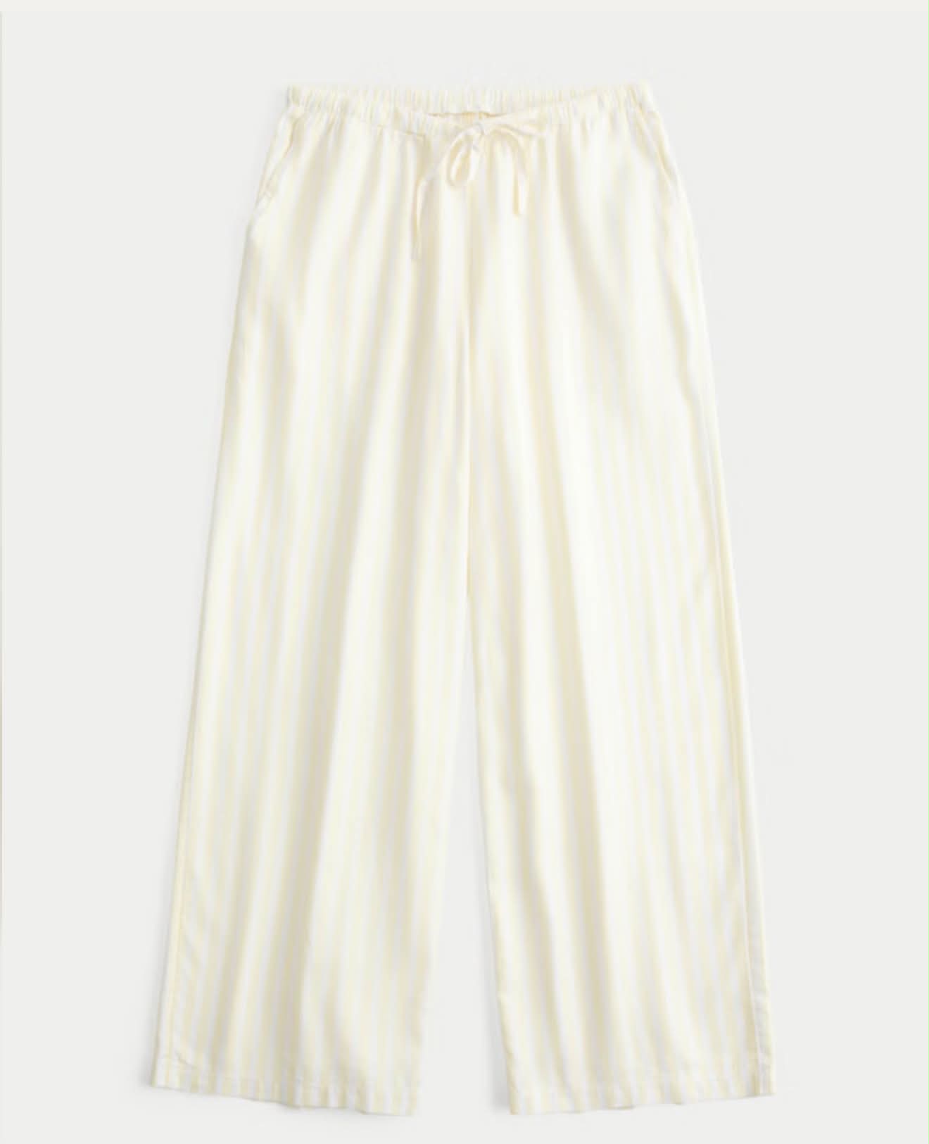 Pantalones de pierna ancha Oxford