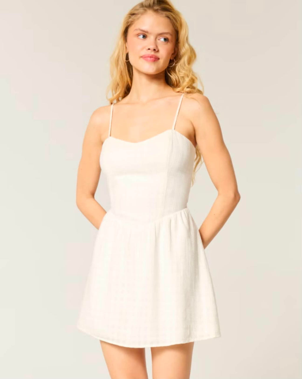 Open Back Mini Dress