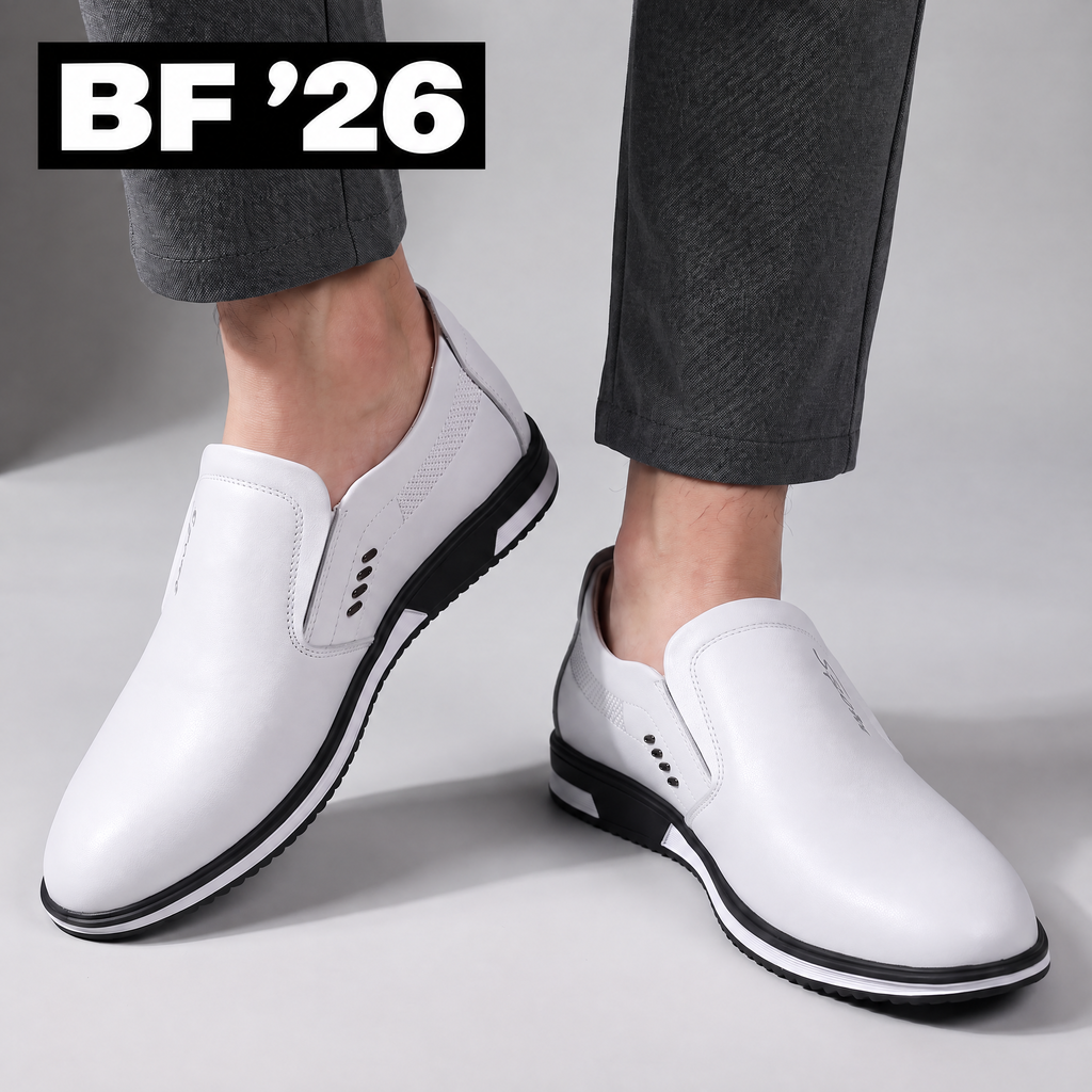 RUPERT SMART LEATHER TRAINERS