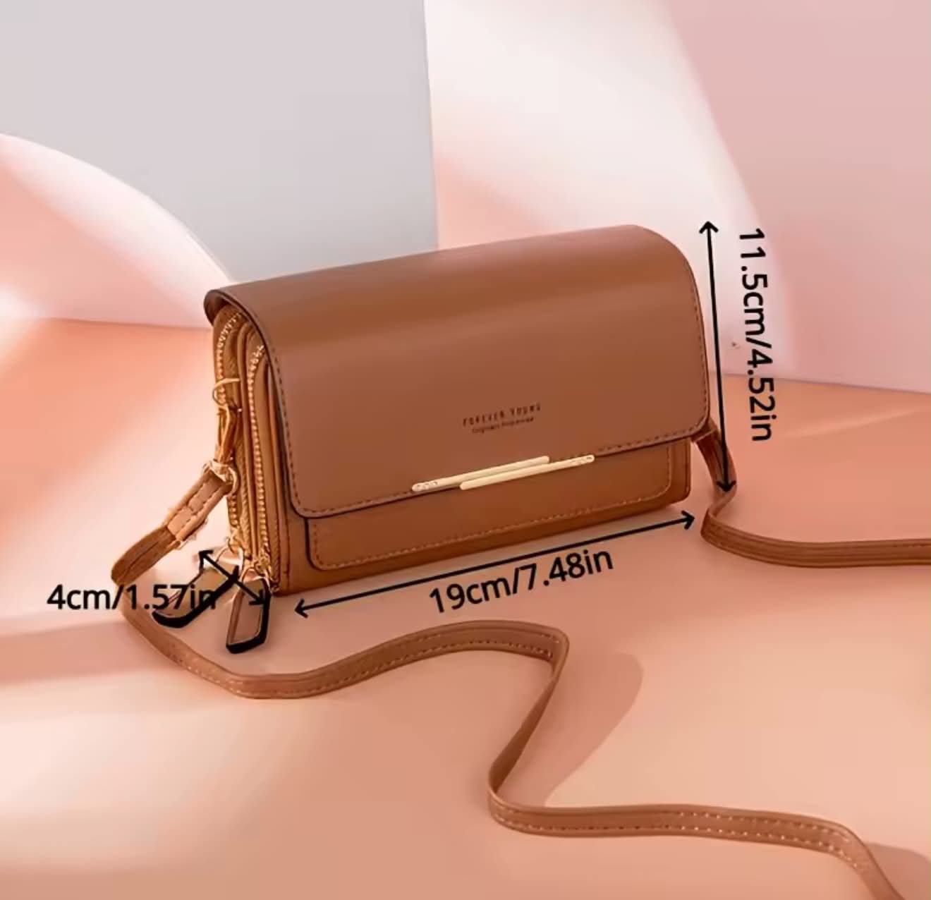 Elegant Women’s Crossbody Wallet