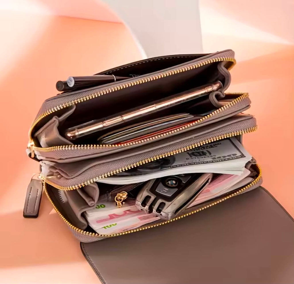 Elegant Women’s Crossbody Wallet
