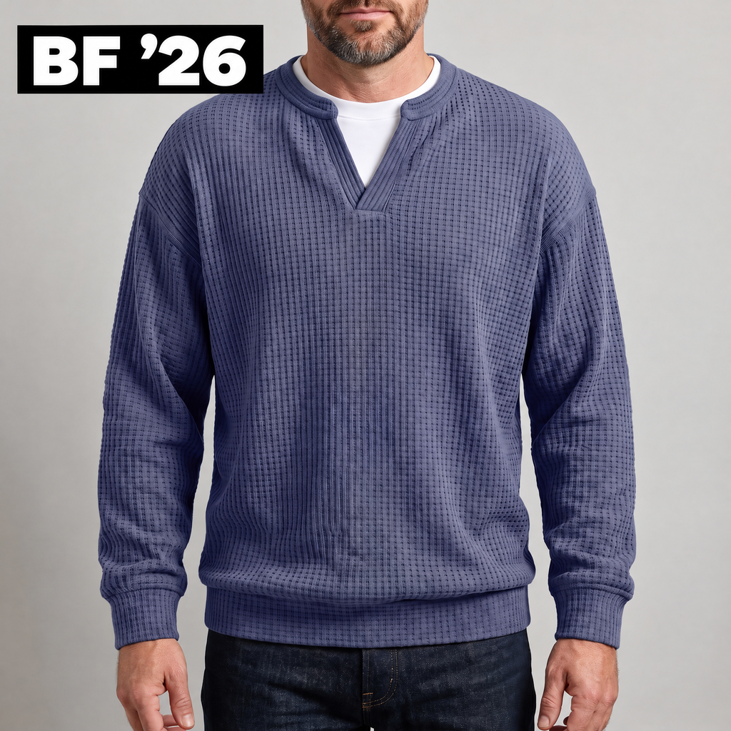 COSY LAYER WAFFLE TOP