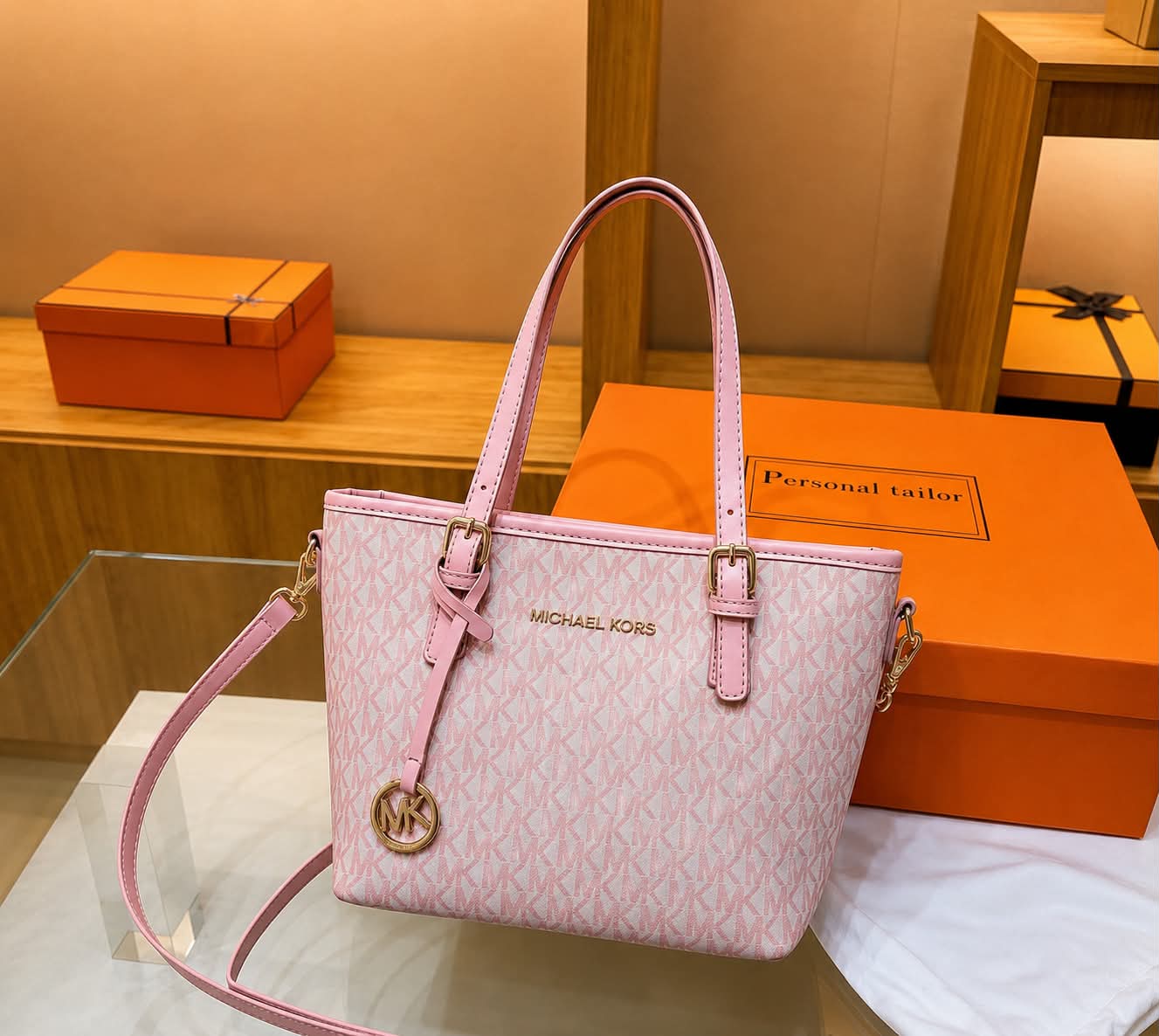 The Emblem Bag — Monogram Print Tote