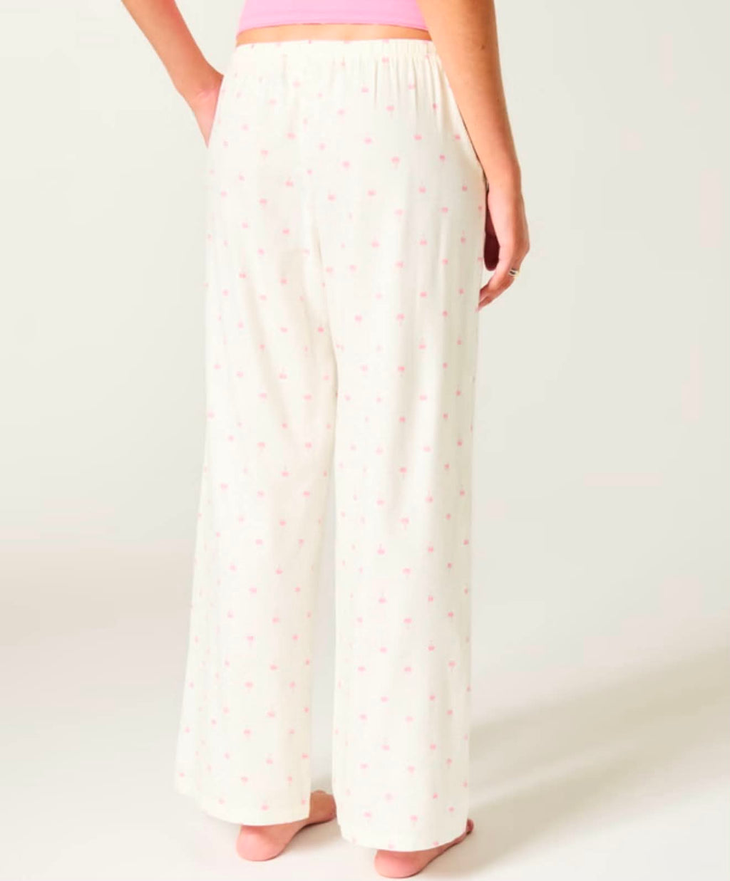 Pantalones de pierna ancha Oxford