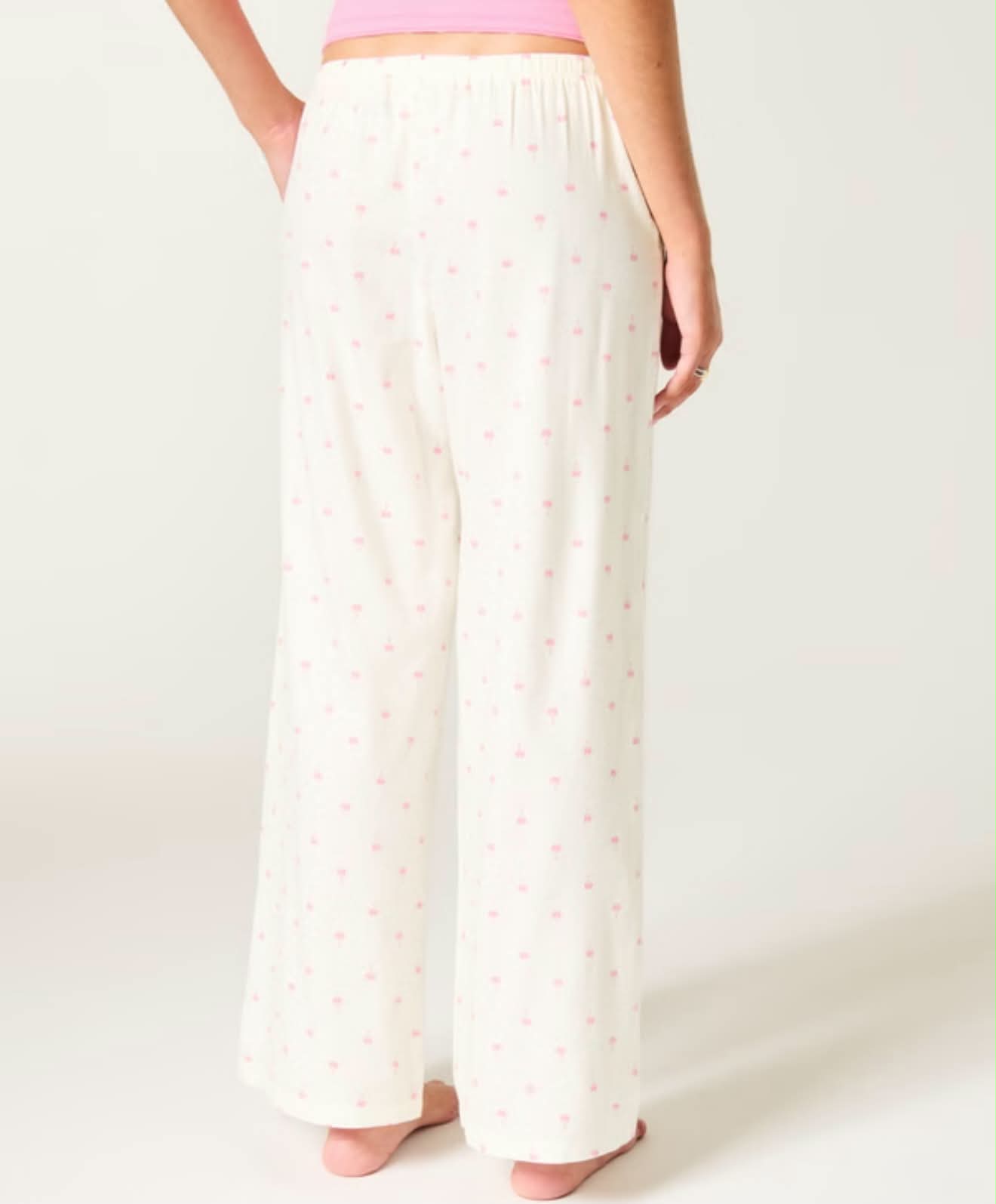Pantalones de pierna ancha Oxford
