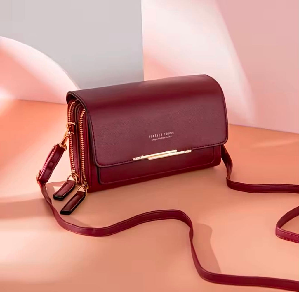 Elegant Women’s Crossbody Wallet