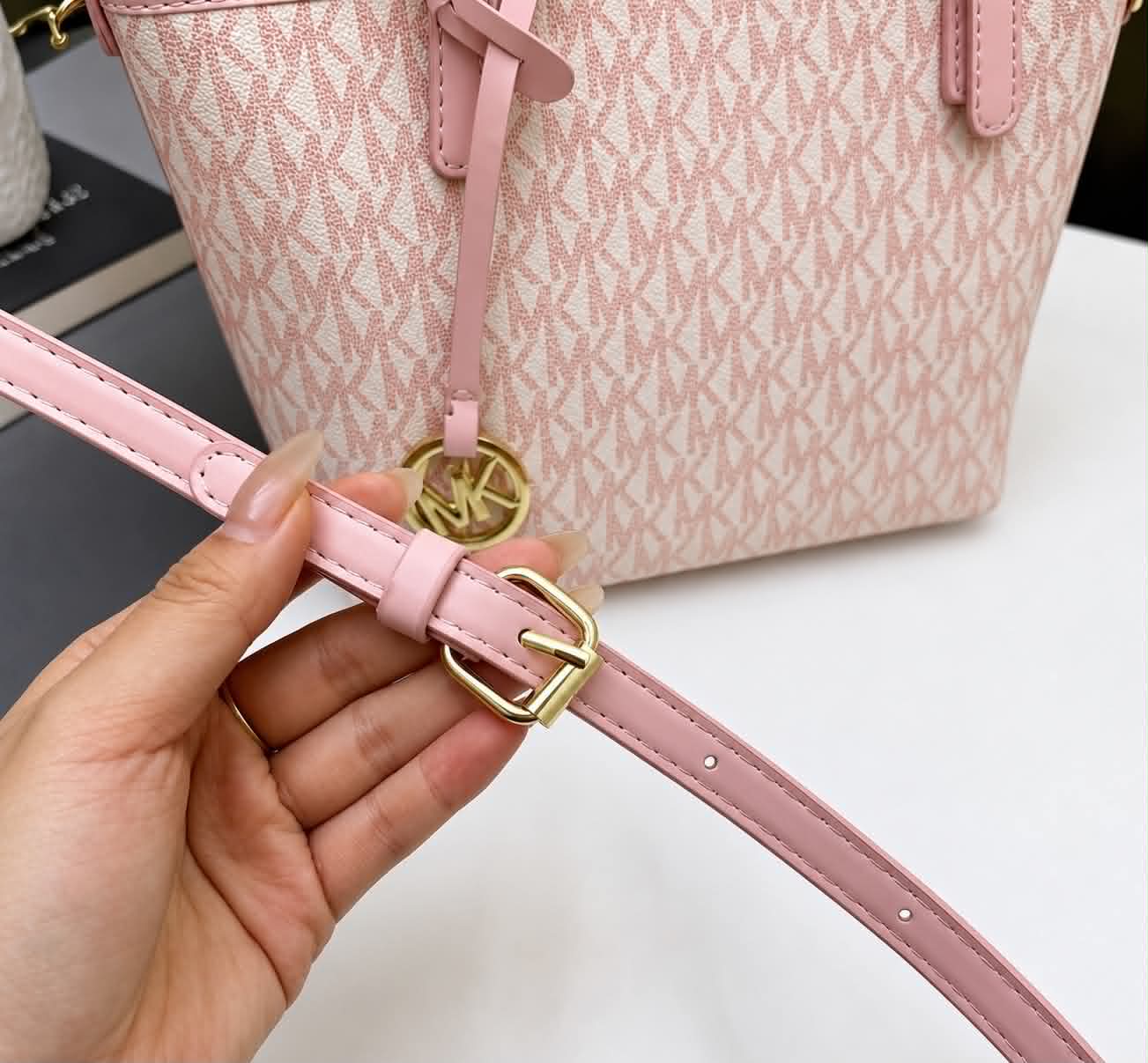 The Emblem Bag — Monogram Print Tote