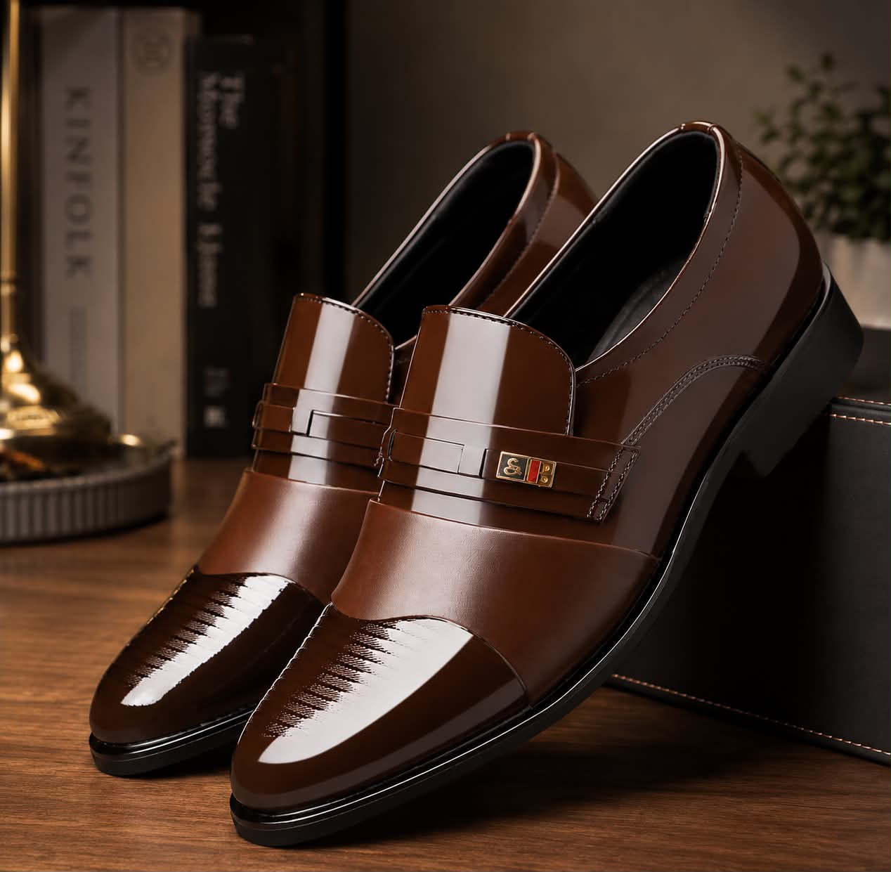 The Executive Oxford — Minimalist Leather Business Shoe