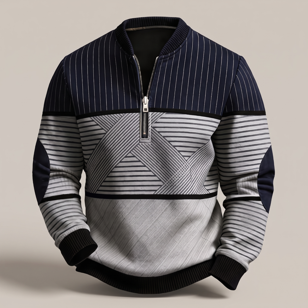CLASSIC LAYER HALF ZIP SWEATER