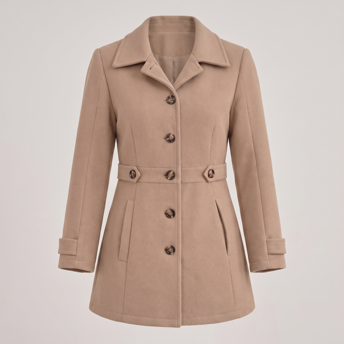 SOPHISTICATED LONGLINE TAILORED COAT
