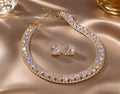 Black Crystal Luxury Jewelry Set – Necklace & Earrings