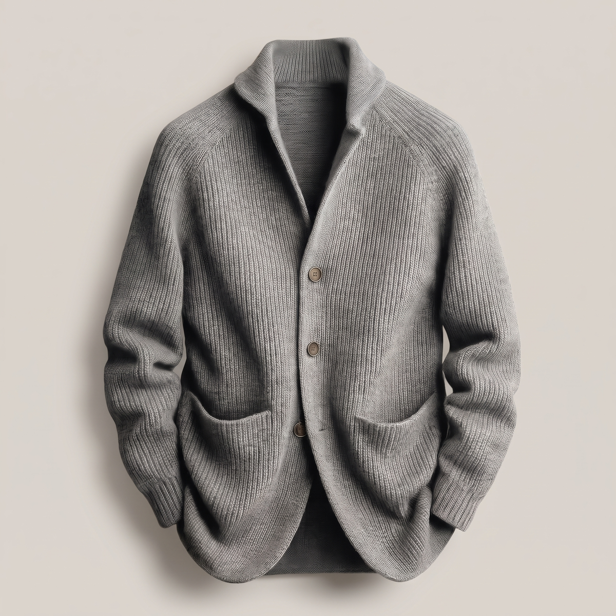 REFINED RIBBED KNIT BLAZER