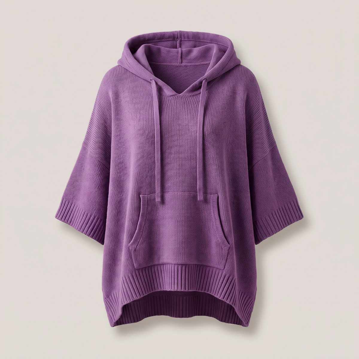 SOFT DRAPE HOODED JUMPER
