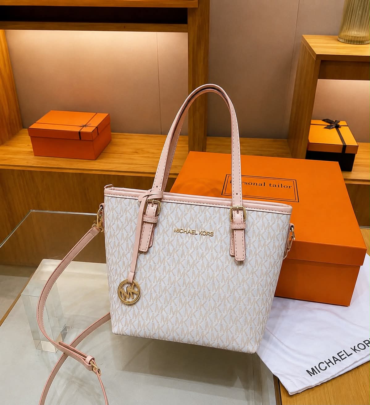 The Emblem Bag — Monogram Print Tote