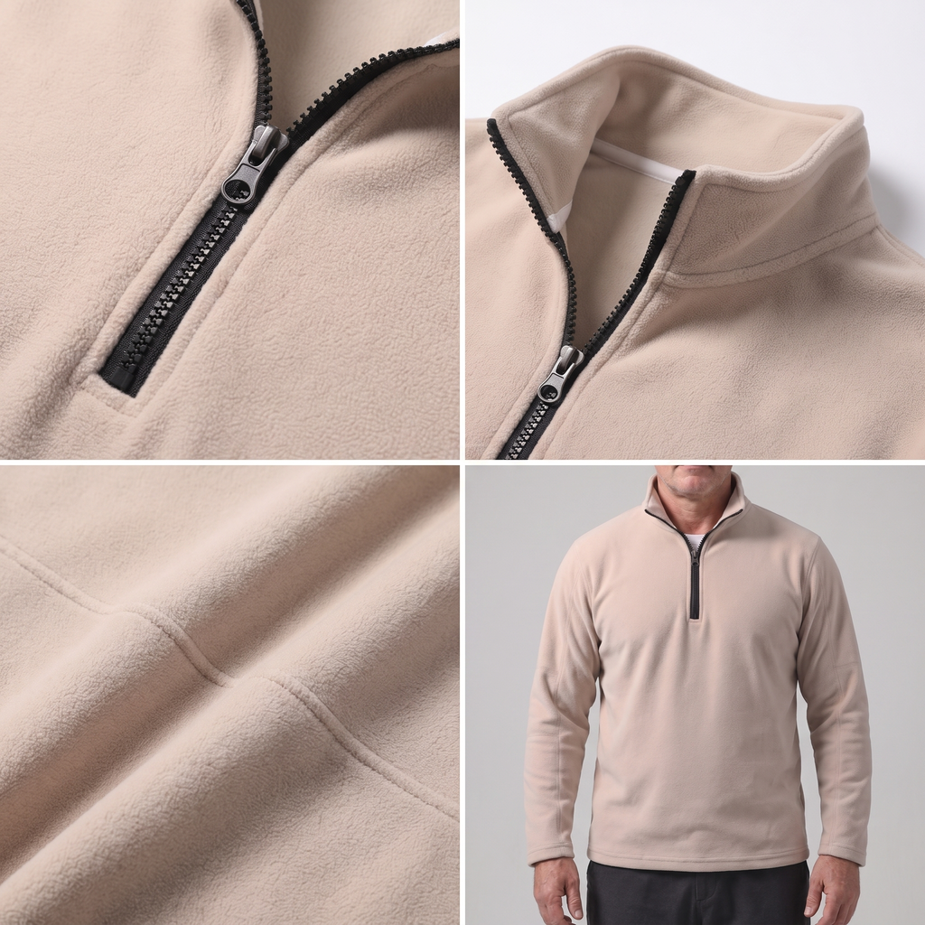 SMART STAND COLLAR SWEATSHIRT