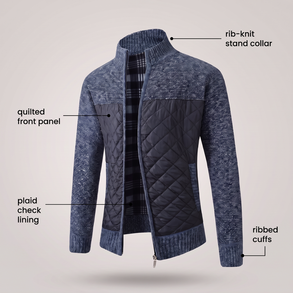 CLASSIC QUILTED KNIT JACKET