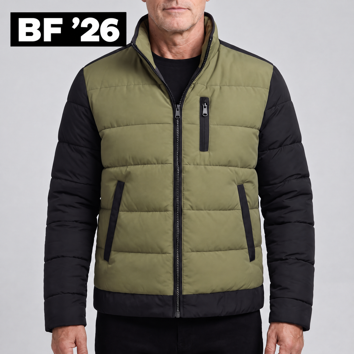 REFINED QUILTED LAYER JACKET