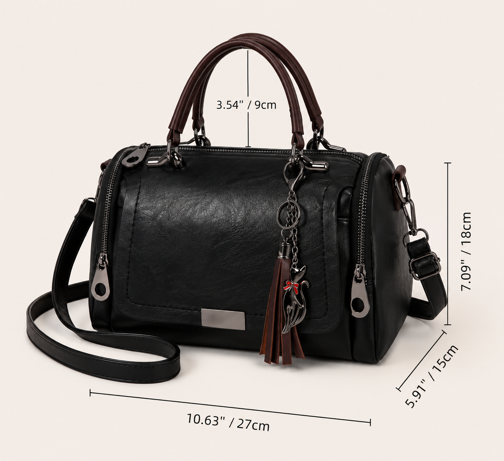 Vintage Luxe Tassel Handbag