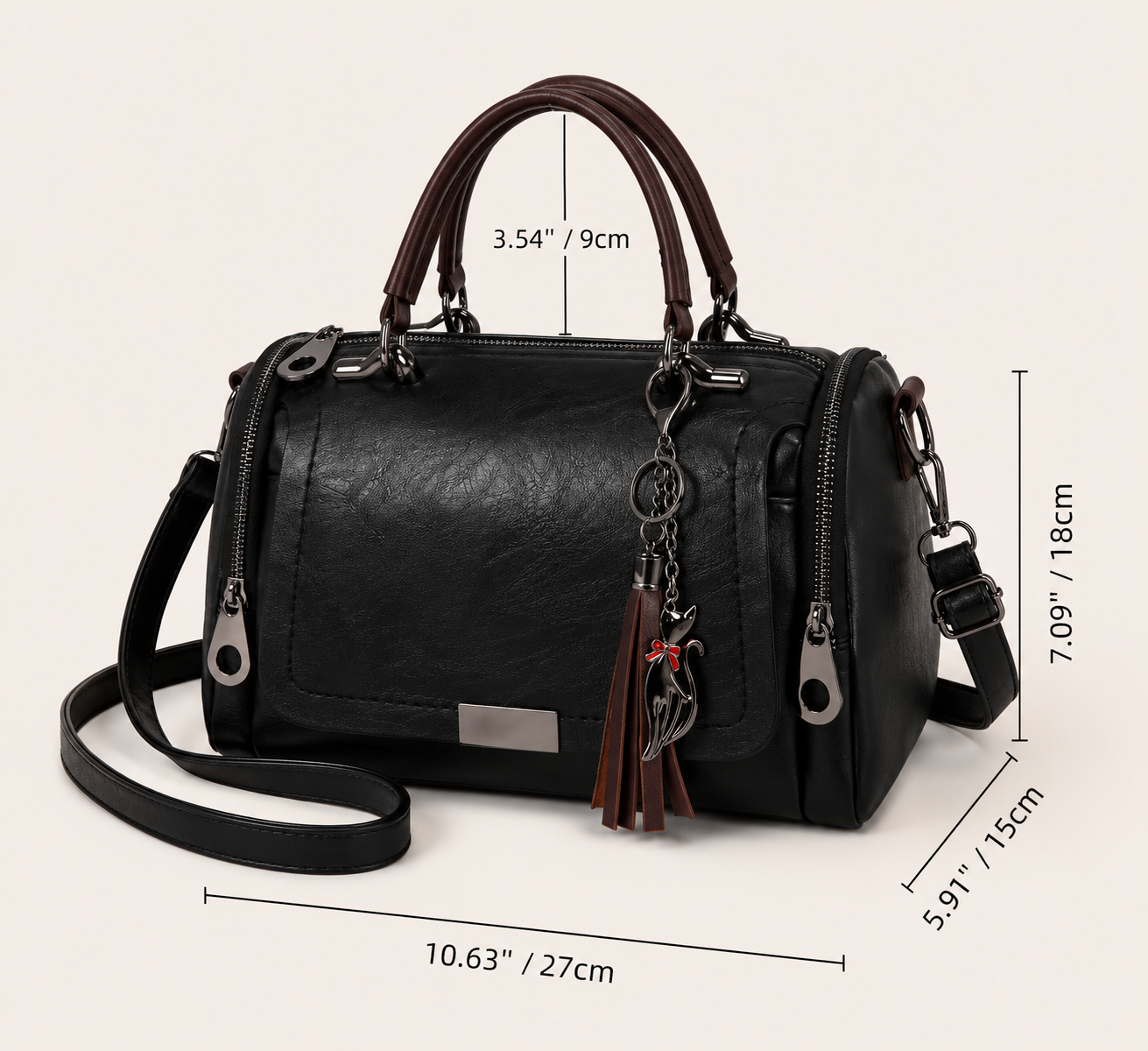 Vintage Luxe Tassel Handbag