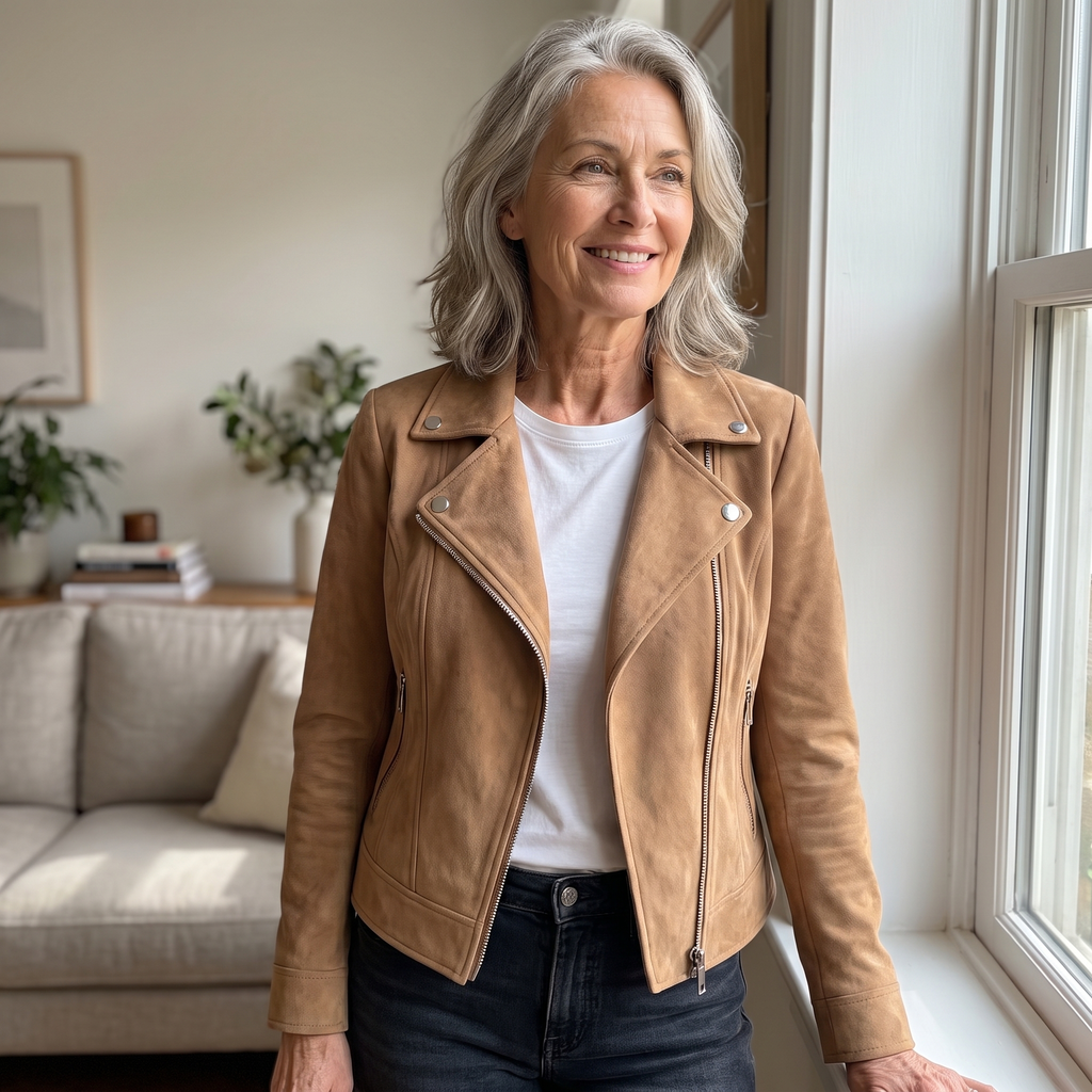 TAILORED ZIP FRONT JACKET