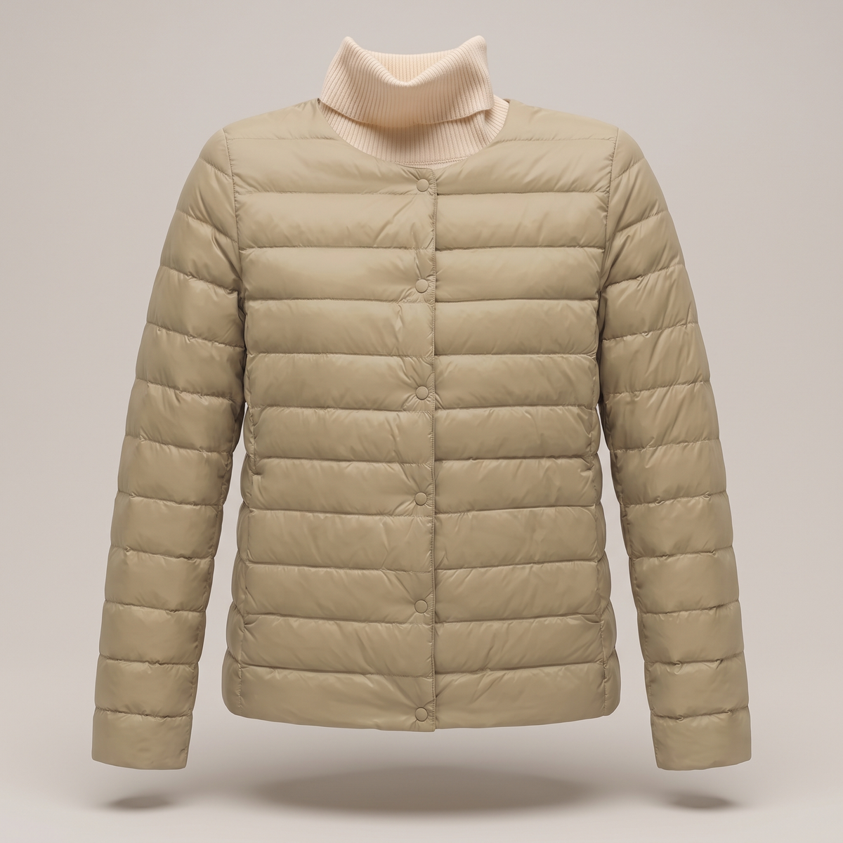 LIGHTWEIGHT QUILTED PUFFER JACKET