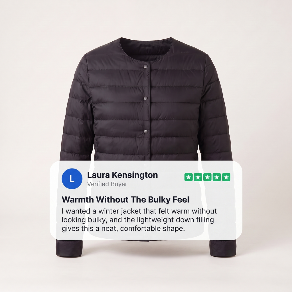 LIGHTWEIGHT QUILTED PUFFER JACKET