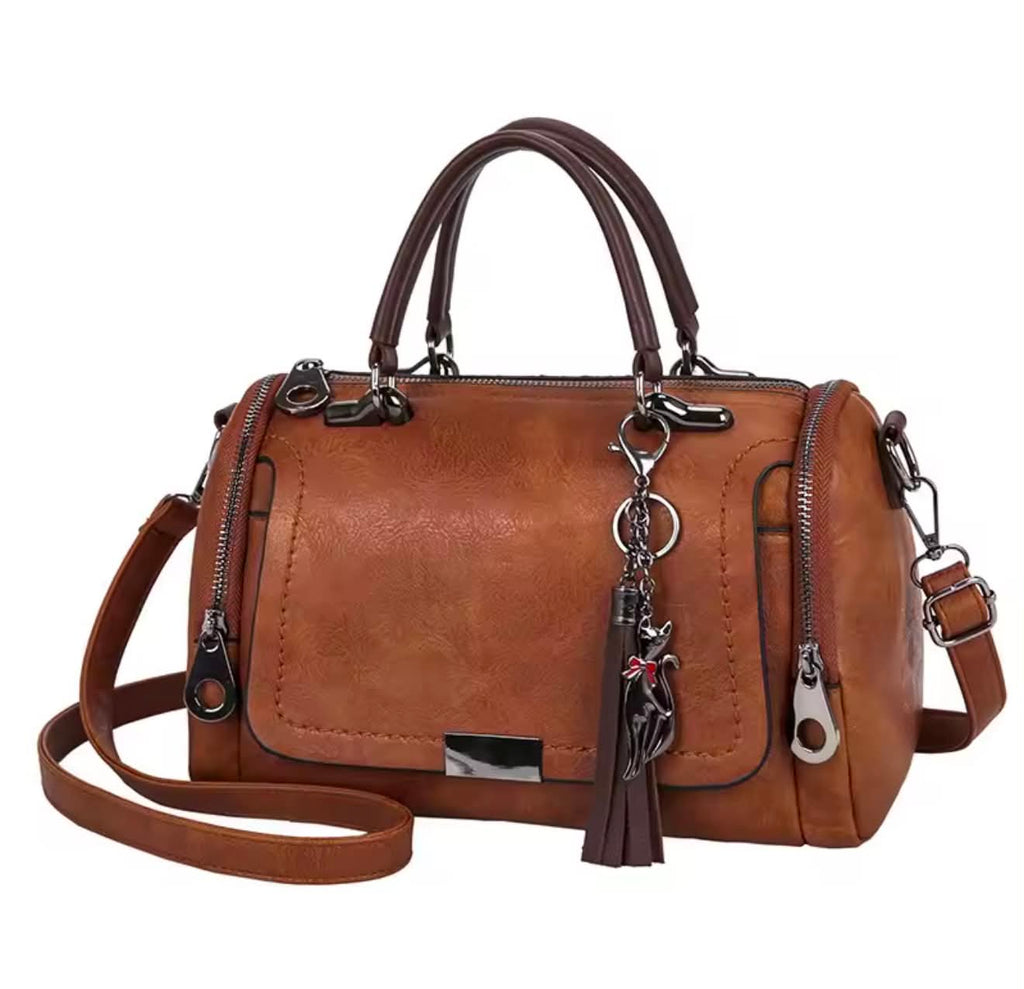Vintage Luxe Tassel Handbag