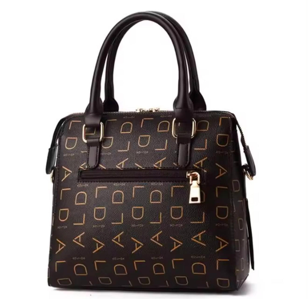 Luxury Monogram Handbag with Tassel Charm