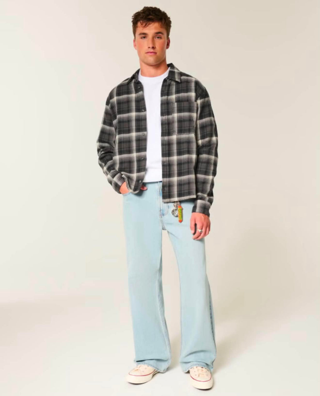 Vintage Plaid Flannel Overshirt
