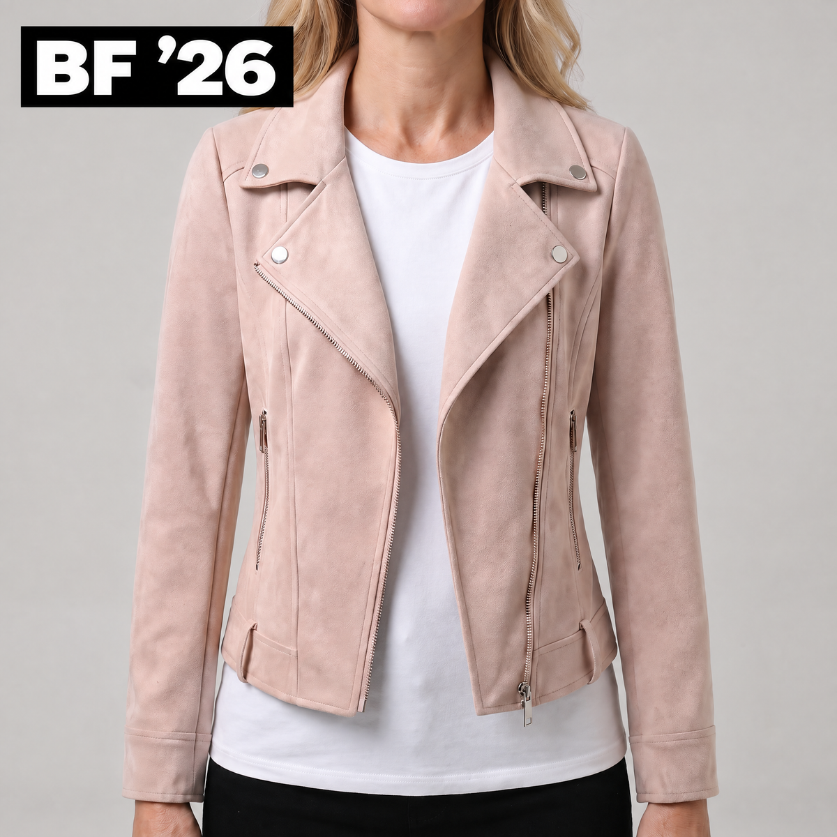 TAILORED ZIP FRONT JACKET