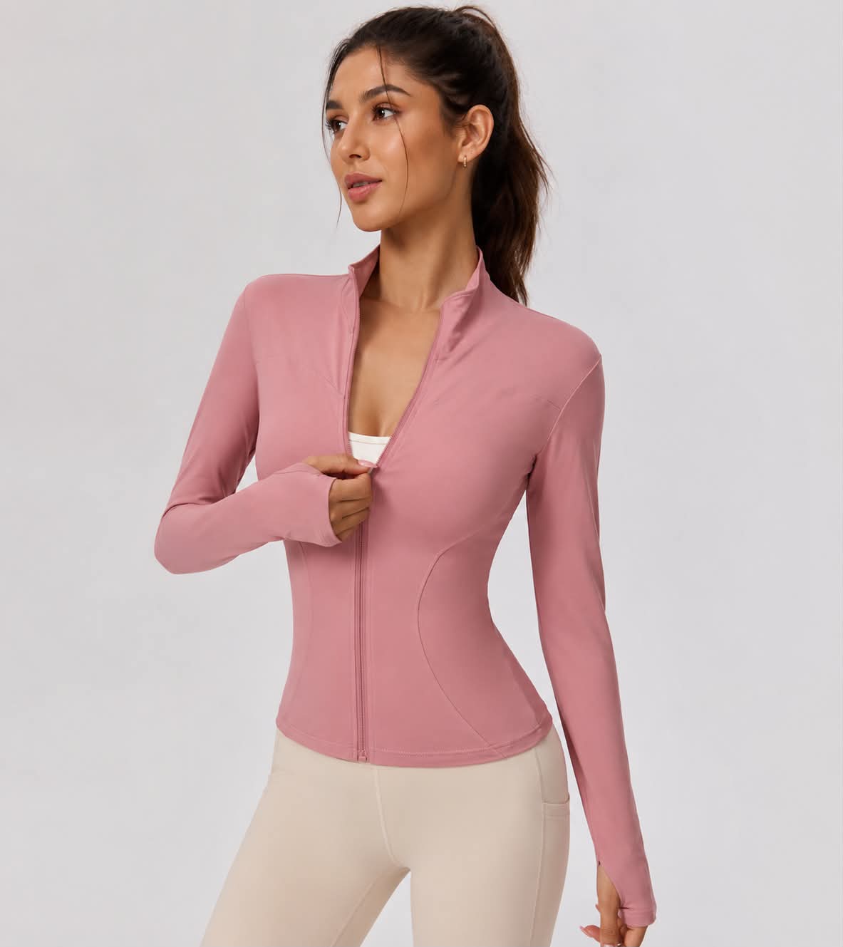 Women’s SculptFit Zip-Up Active Jacket