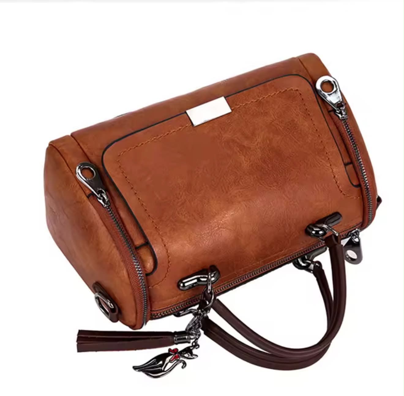 Vintage Luxe Tassel Handbag