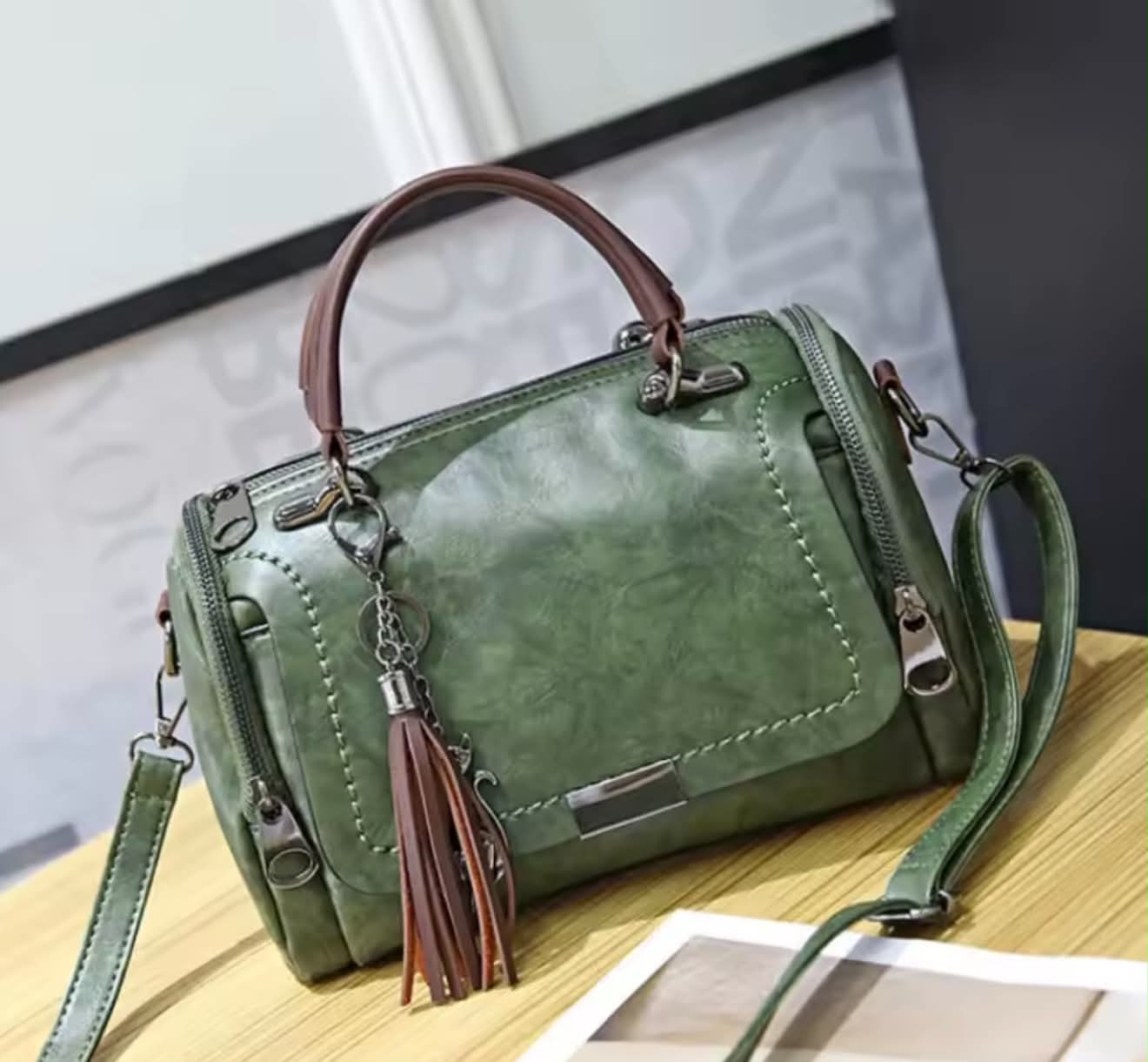 Vintage Luxe Tassel Handbag