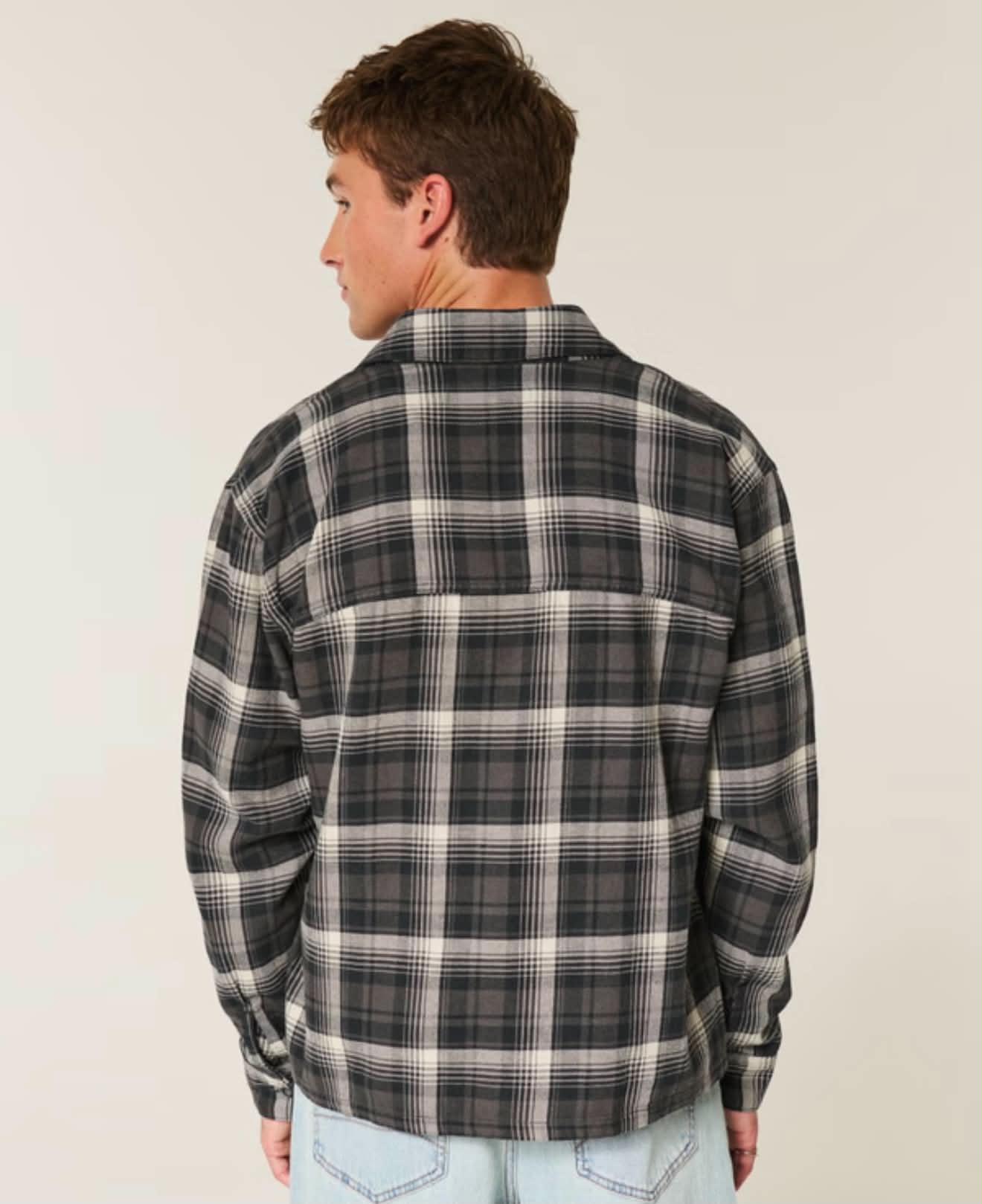 Vintage Plaid Flannel Overshirt