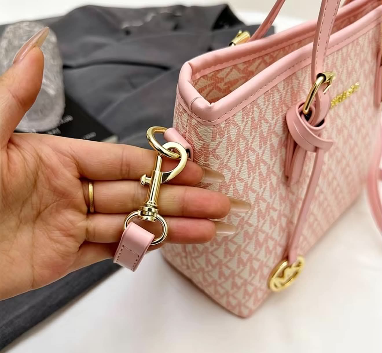 The Emblem Bag — Monogram Print Tote
