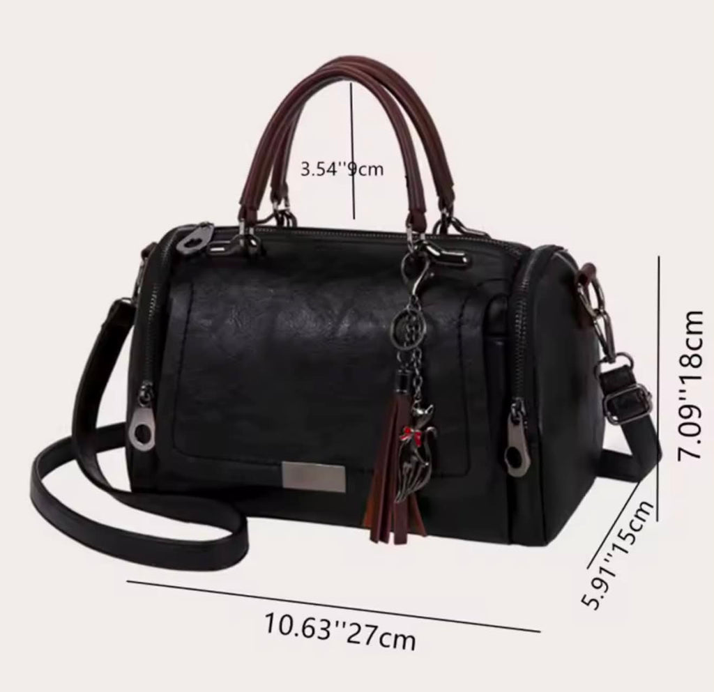 Vintage Luxe Tassel Handbag