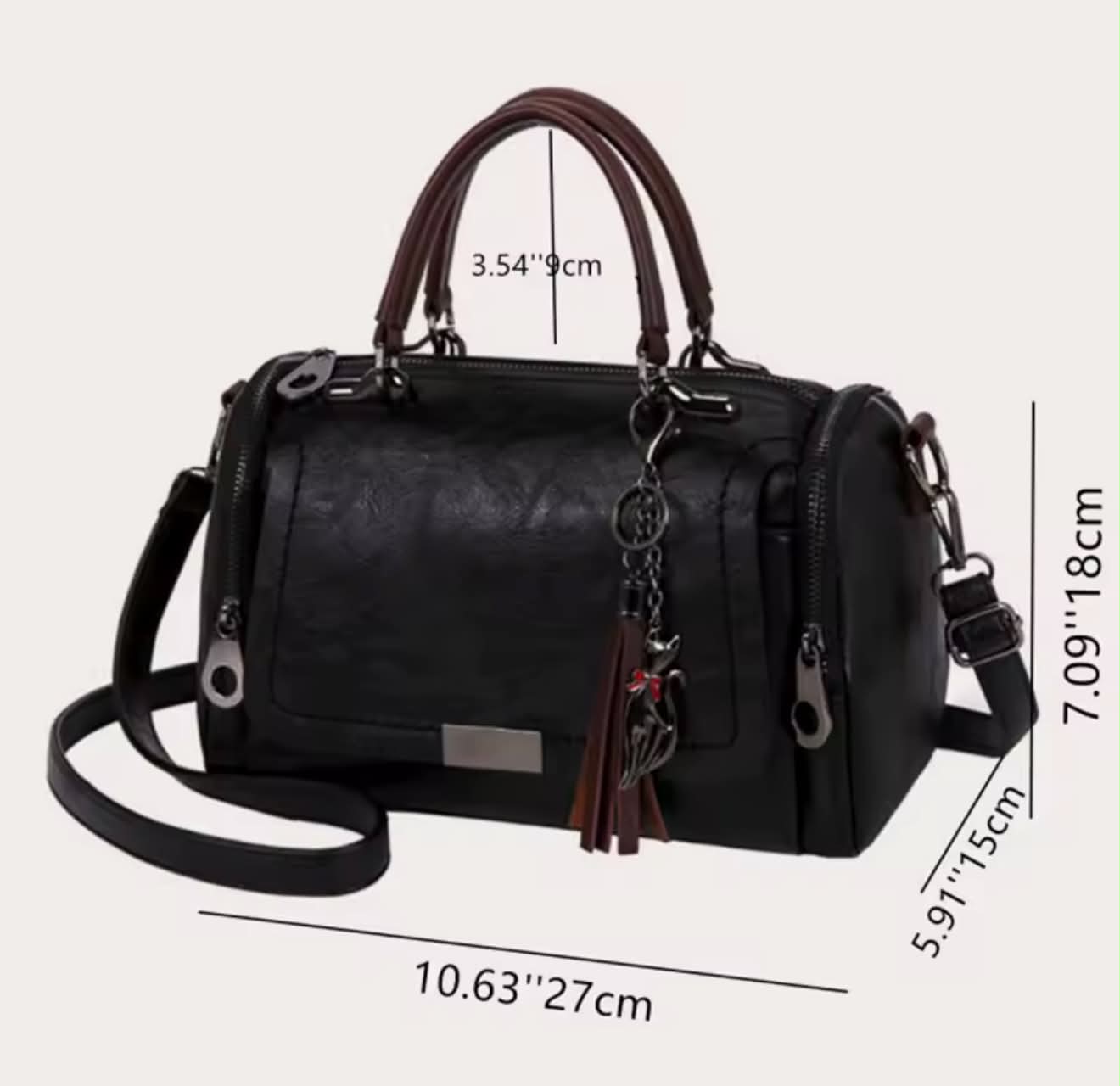Vintage Luxe Tassel Handbag