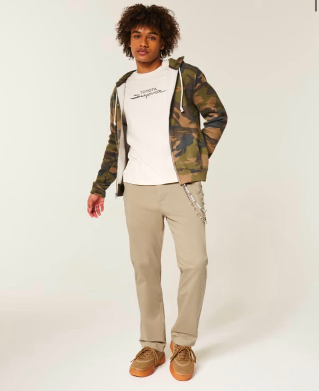 Pantalones chinos rectos ceñidos