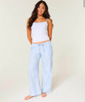 Pantalones de pierna ancha Oxford