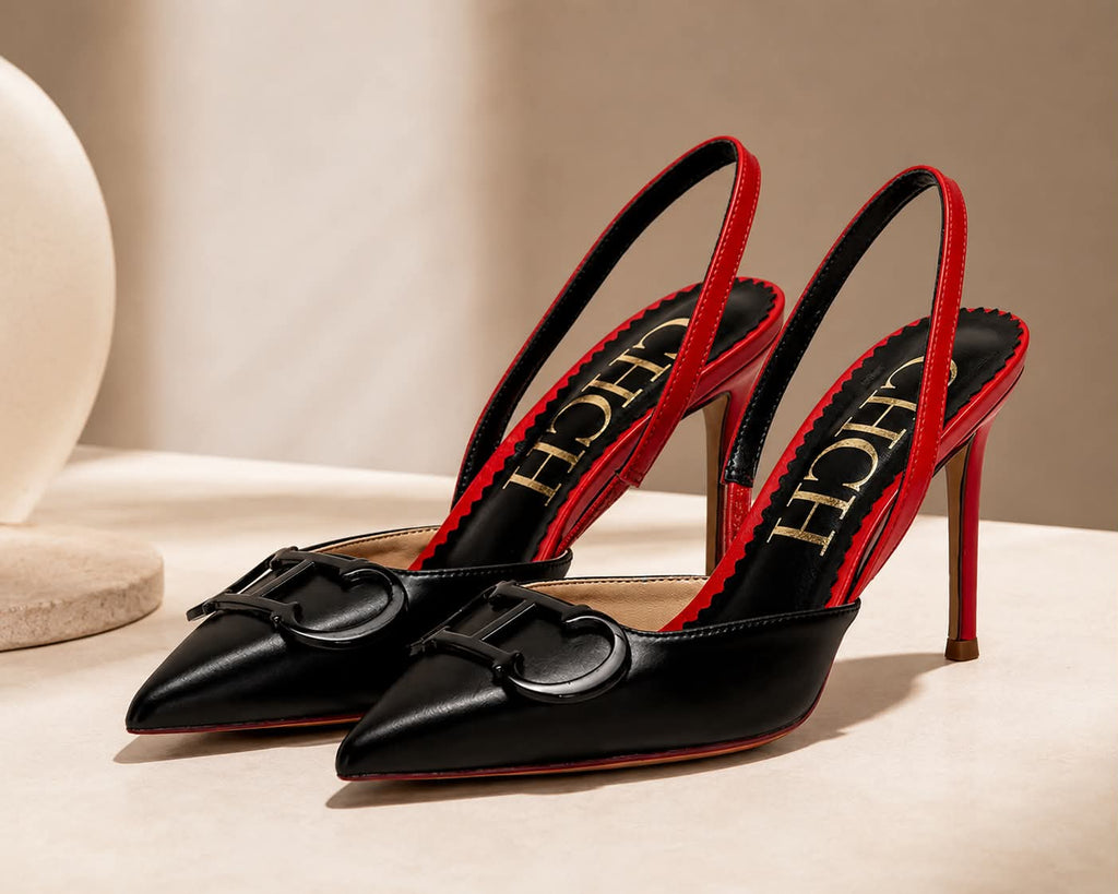The Destiny Heel — Pointed-Toe Strappy Stiletto
