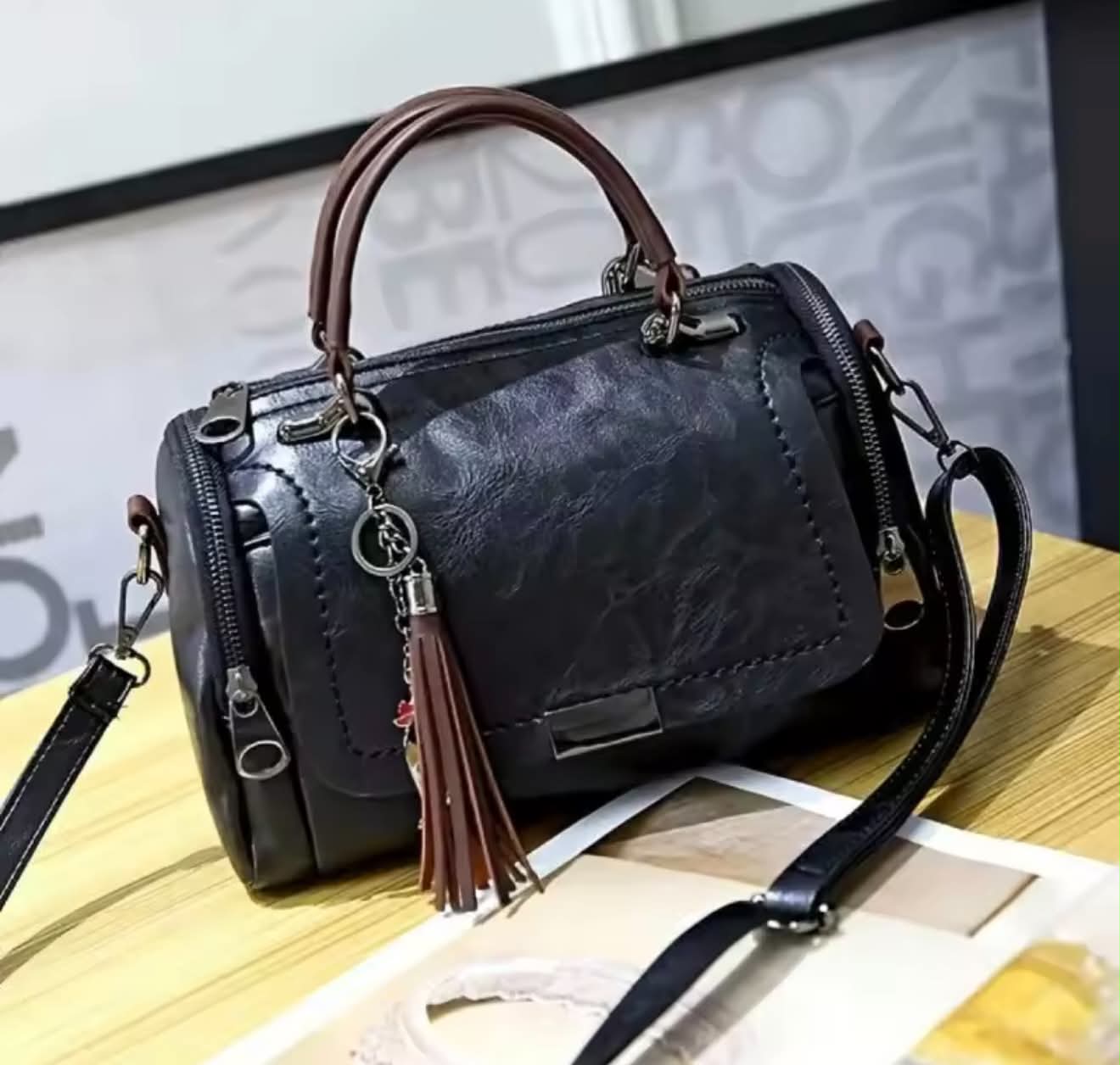 Vintage Luxe Tassel Handbag
