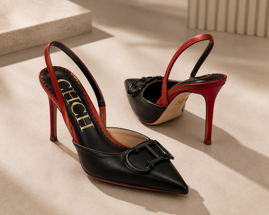 The Destiny Heel — Pointed-Toe Strappy Stiletto