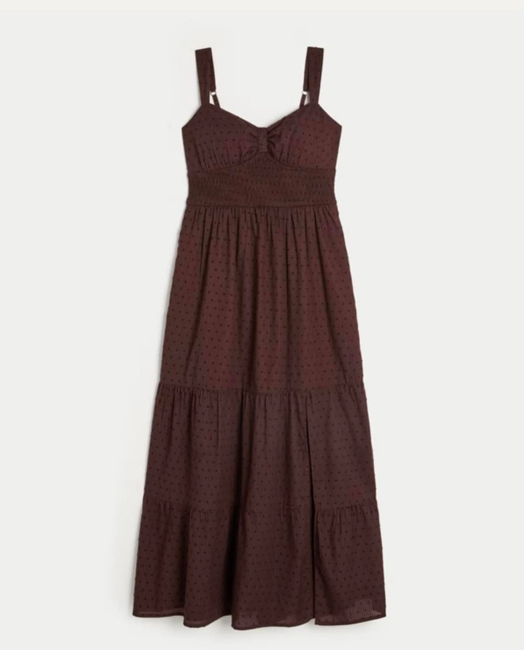Brown Lace Maxi Dress