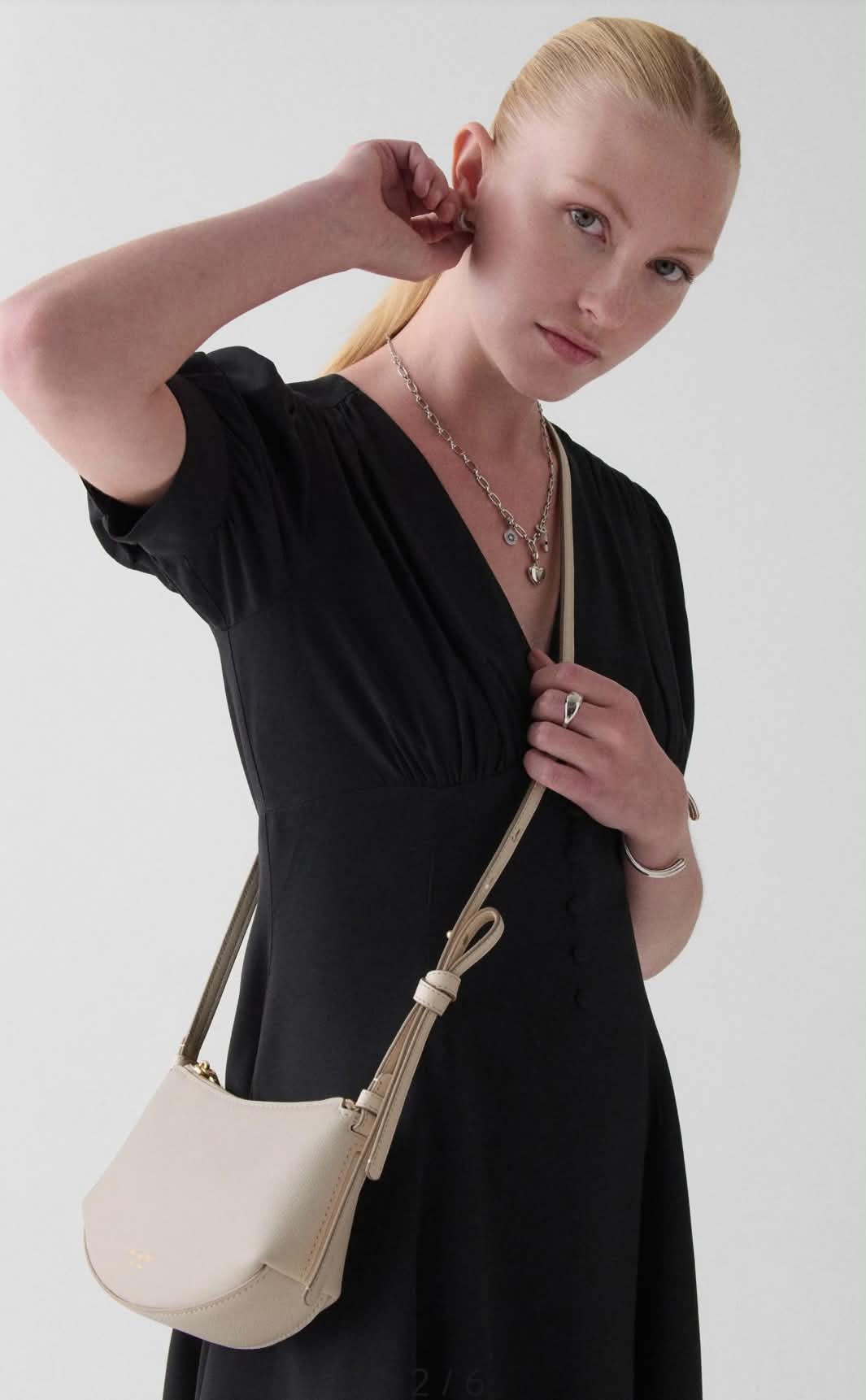 Elegant Crescent Crossbody Bag