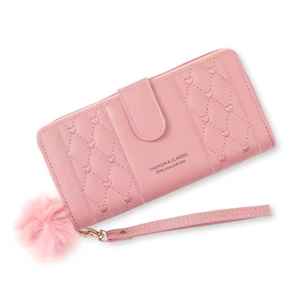 legant Quilted Zip Wallet for Women