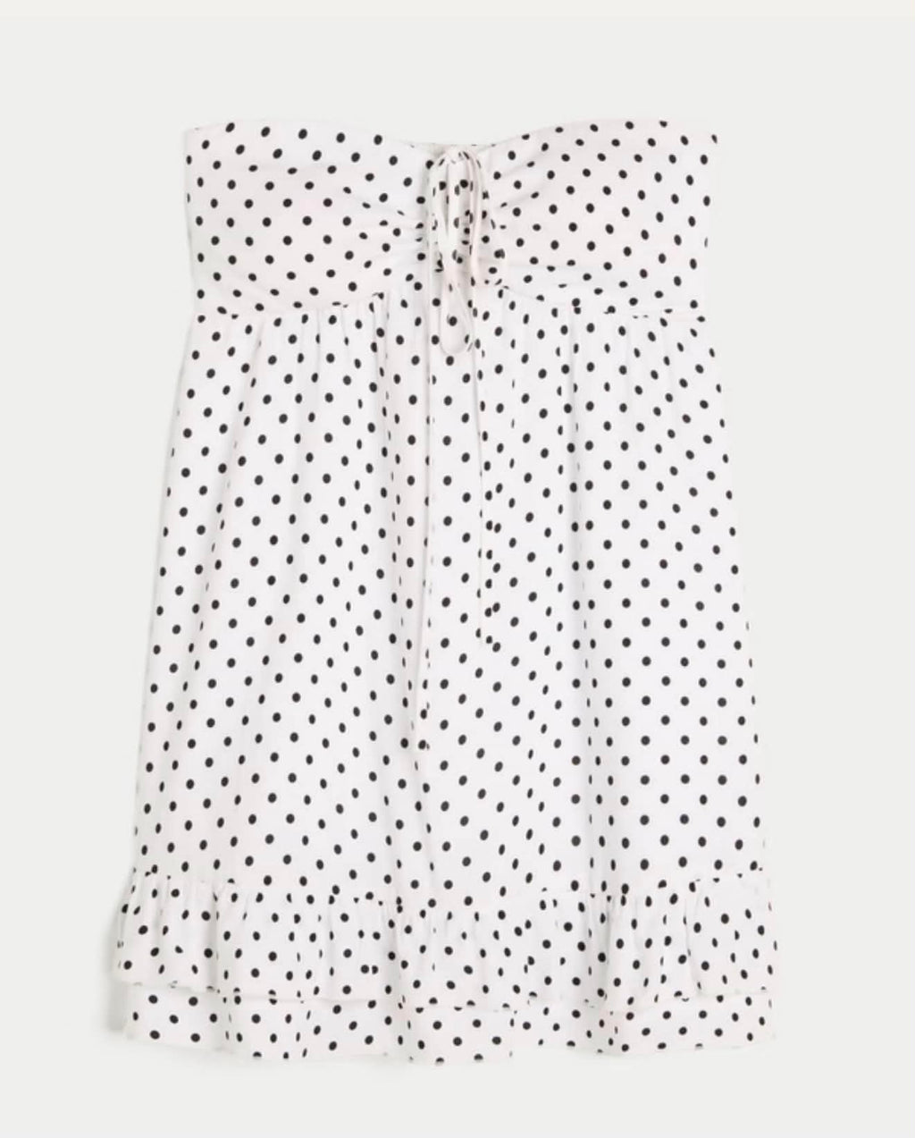 Polka Dot Strapless Mini Dress
